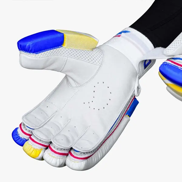 DSC Intense Rage Cricket Batting Gloves Tilted