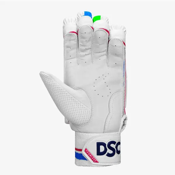 DSC Intense Shoc Cricket Batting Gloves Front Rear